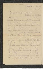 Nachlass Franz Steindachner, Brief von Georg Gerlach an Franz Steindachner (31.01.1910), Inv.Nr. 154.01, Seite 2